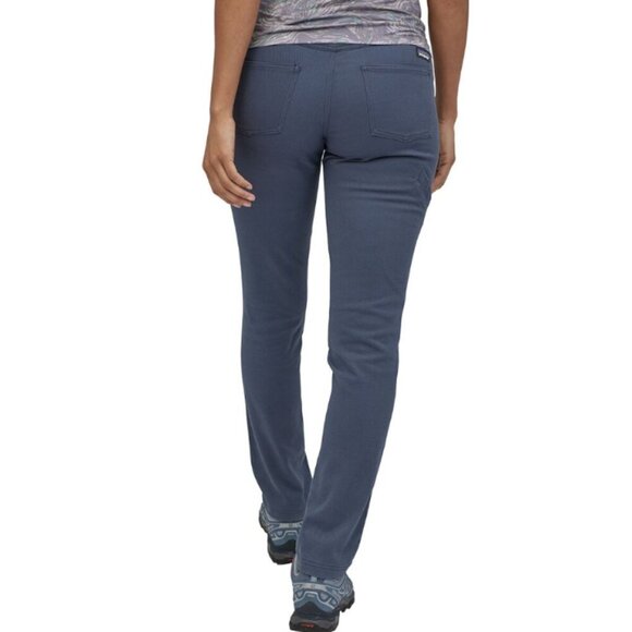 Patagonia Escala Rock Women's Pant Size 12 Blue Outdoor Hiking slim fit - Picture 2 of 10